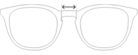 meineBrille 04-20190-01 dunkelgun glänzend Stegbreite: 14mm