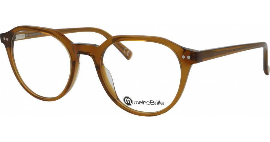  meineBrille 04-30030-02, Braun transparent Ansicht 1