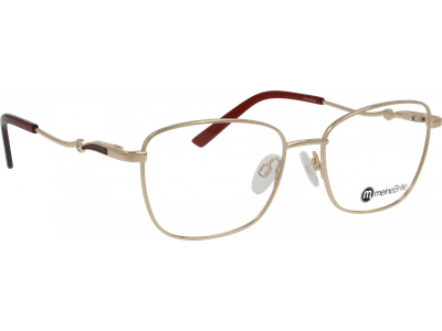  meineBrille 04-40120-01, Gold/Weinrot Ansicht 2