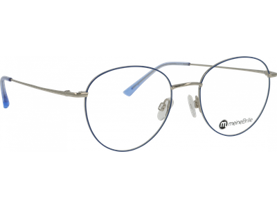  meineBrille 04-96090-05, Blau/Silber glänzend Ansicht 2