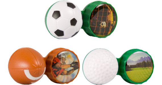 3D-Linsenbehälter Fussball - Ansicht 2